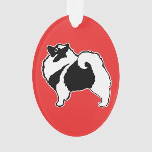 Adorno Gráficos de Keeshond - Arte de perro original lind