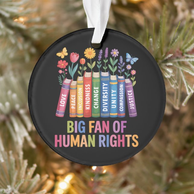 Adorno Gran fan de los derechos humanos (Árbol)