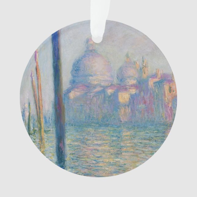 Adorno Grand Canal Monet Venice Italy Classic Painting (Anverso)
