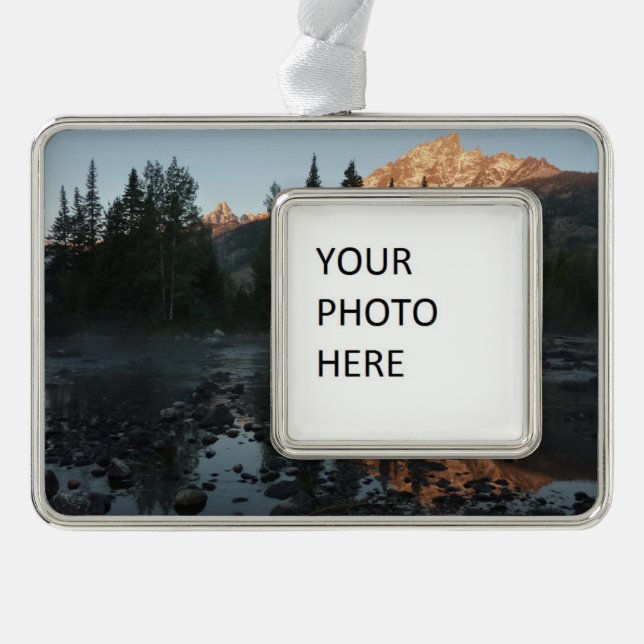 Adorno Grand Teton Sunrise en Cottonwood Creek (Anverso)