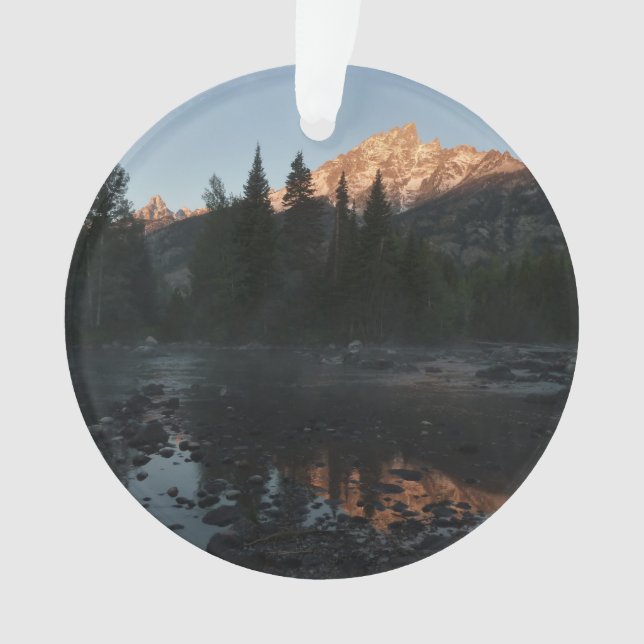 Adorno Grand Teton Sunrise en Cottonwood Creek (Anverso)