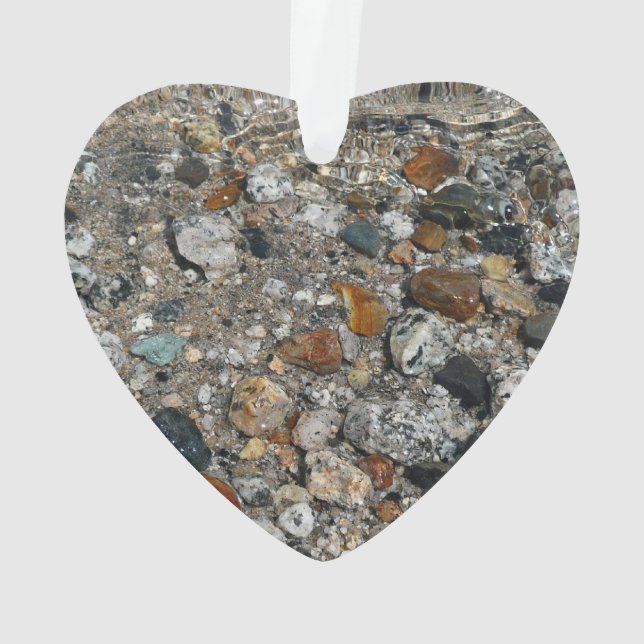 Adorno Granito de guijarros en el lago Tenaya en Yosemite (Reverso)