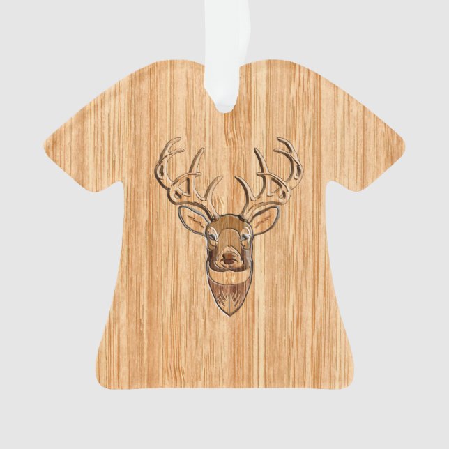 Adorno Grano elegante de madera de la luz de la cabeza (Anverso)