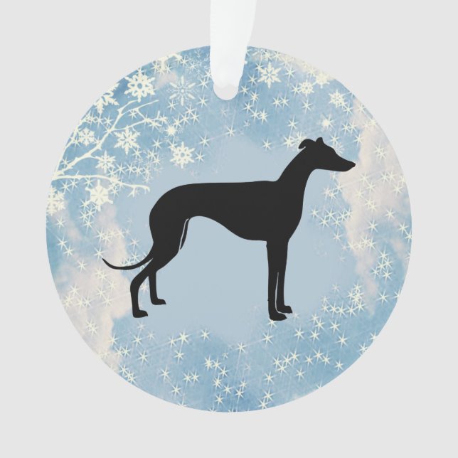 Adorno Greyhound Silhouette (Anverso)