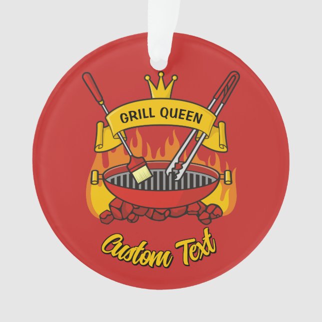 Adorno Grill Queen (Anverso)