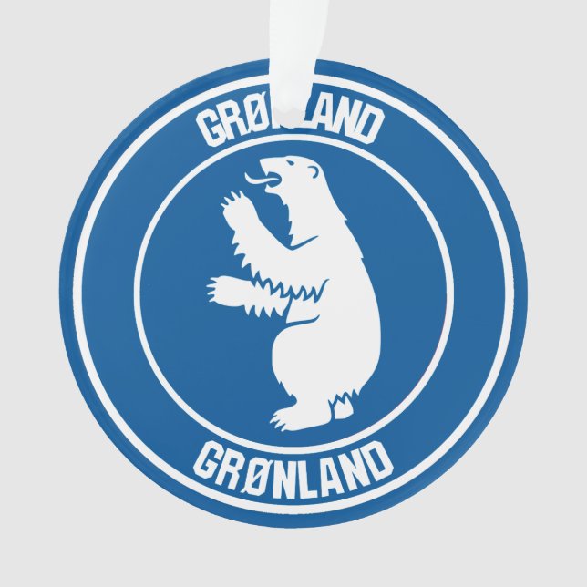 Adorno Groenlandia Round Emblem (Anverso)