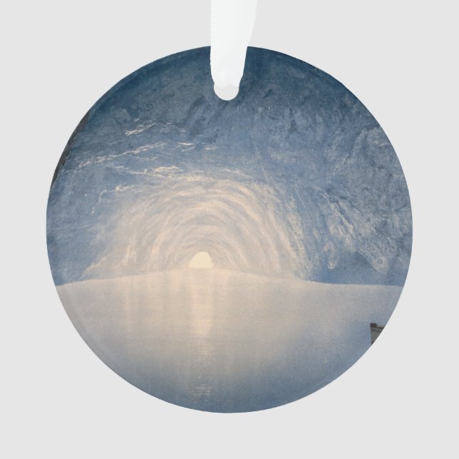 Adorno Gruta azul, isla de Capri, Campania, Italia (Anverso)