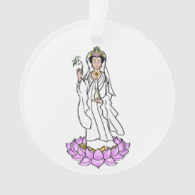 Guan Yin Bodhisattva en Lotus