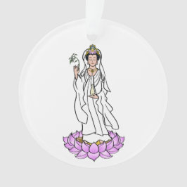 Adorno Guan Yin Bodhisattva en Lotus