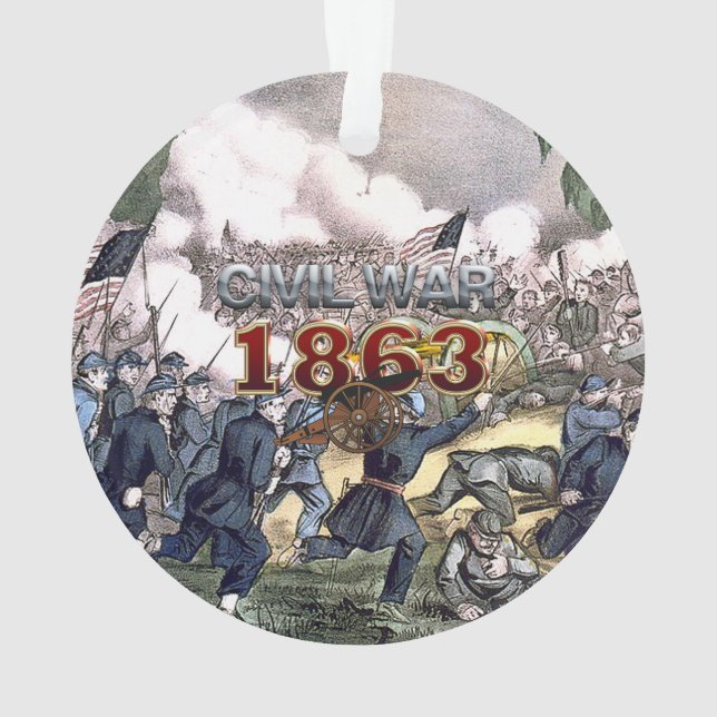 Adorno Guerra civil 1863 de ABH (Reverso)