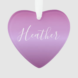 Adorno Guión violeta púrpura y blanco Personalizado