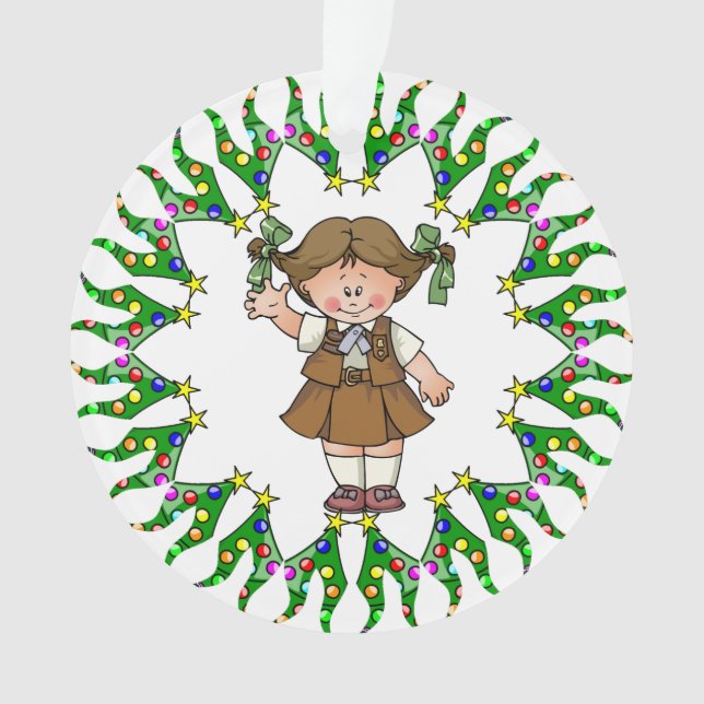 Adorno Guirnalda triguena del árbol del brownie (Anverso)