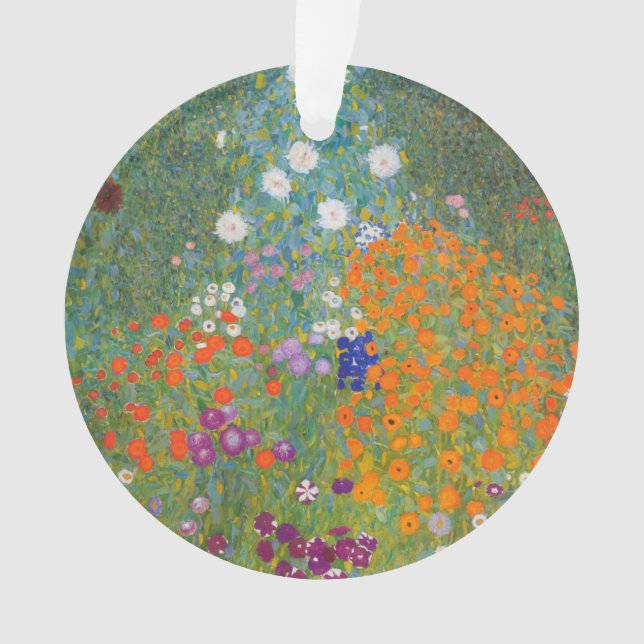 Adorno Gustav Klimt Flor Jardín Naturaleza (Anverso)