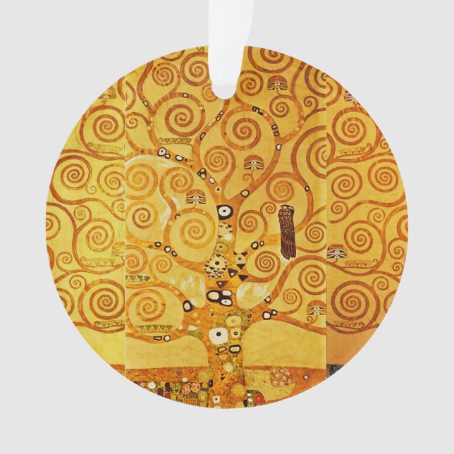 Adorno Gustav Klimt Tree of Life: Simbolista Art Nouveau (Anverso)