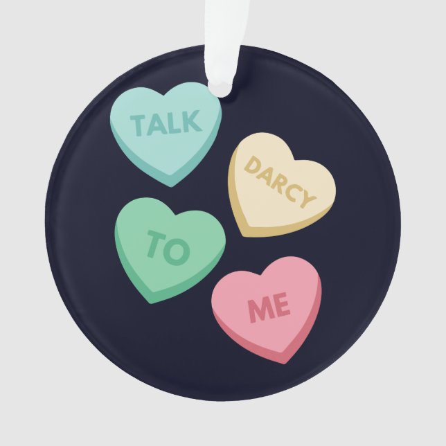 Adorno Hable Darcy Conmigo III (Anverso)