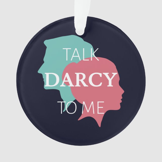 Adorno Hable Darcy Conmigo IV (Anverso)