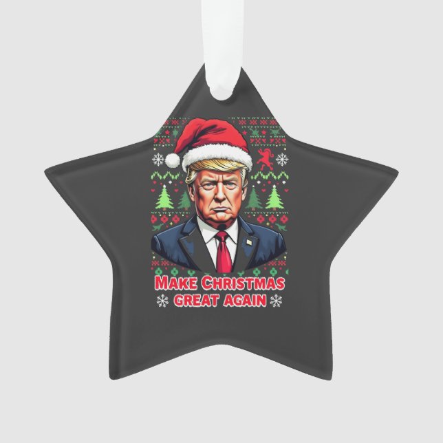 Adorno Hacer a los Navidades grandes de nuevo feas navida (Anverso)