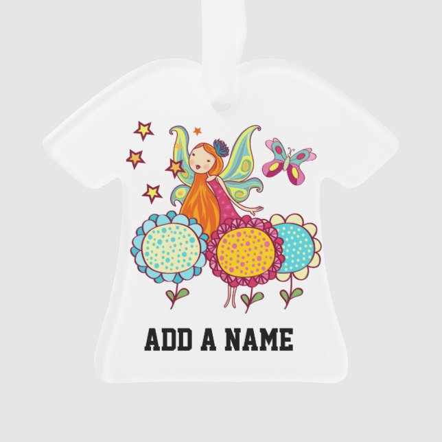 Adorno Hada del jardín con las flores (Anverso)