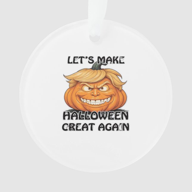 Adorno Hagamos de Halloween un gran clásico de nuevo (Anverso)