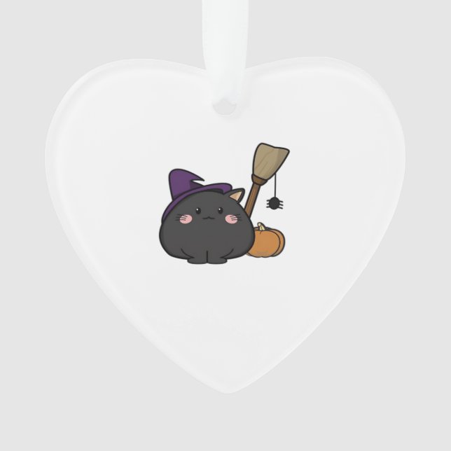 Adorno Halloween Cat Oversized T-Shirt (Anverso)