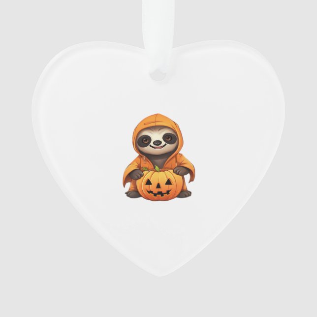 Adorno Halloween Cute Sloth Classic T-Shirt (Anverso)