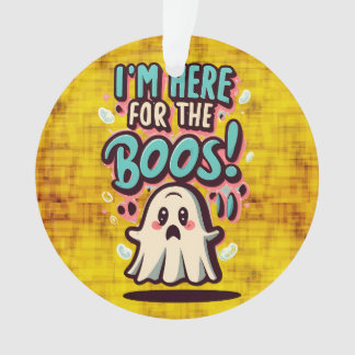 Adorno Halloween: Fantasma lindo, "¡Estoy aquí por los ab