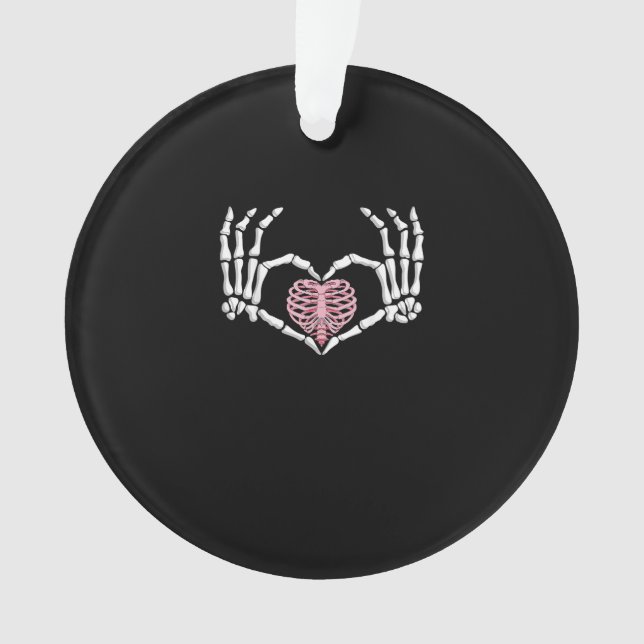 Adorno Halloween Halloween Halloween Halloween Hand Heart (Anverso)