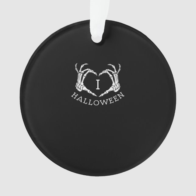 Adorno Halloween Skeleton Heart Fall (Anverso)