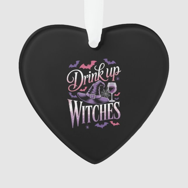 Adorno Halloween Witch Wine � Drink Up (Anverso)
