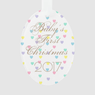 Adorno HAMbWG -Ornamento de huevo - Corazones Pastel