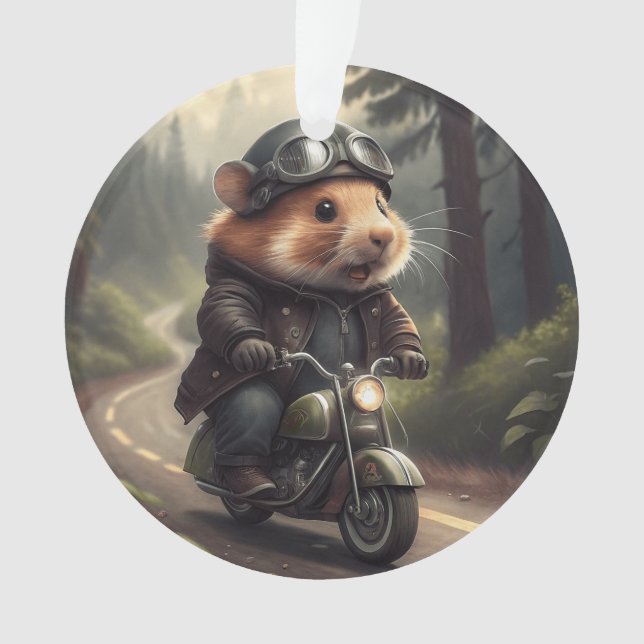 Adorno Hamster Biker (Anverso)