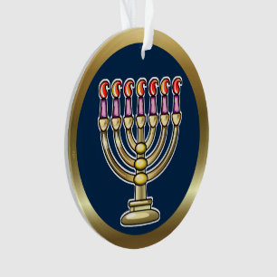 Adorno Hanukkah Menorah Ornament