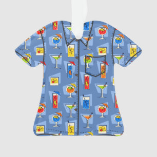 Adorno Happy Hour Tropical de Hawái Bebe Aloha Shirt