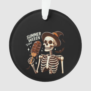 Adorno Happy Summerween Vibes Skeleton IceCream Summer Ha