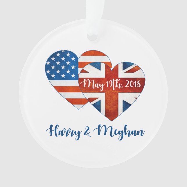 Adorno Harry y Meghan Boda, 19 de mayo de 2018 (Anverso)