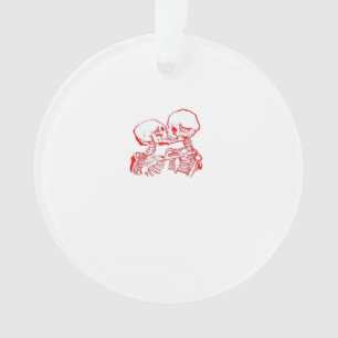 Adorno Hasta que la muerte nos aparte (rojo transparente)