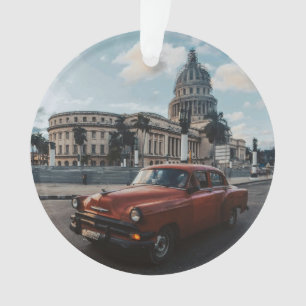 Adorno Havana Cuba Coche Clásico Antiguo 