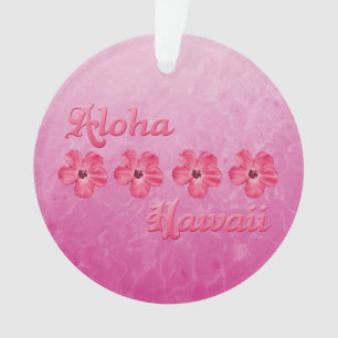 Adorno Hawaiana rosada Hawaii