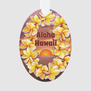 Adorno Hawai'i Lei con Aloha Acrylic