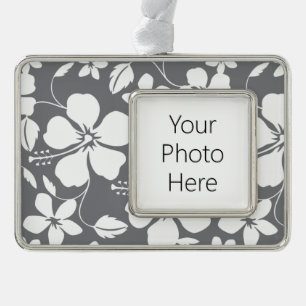 ADORNO HAWAIIAN HULA (HIBISCUS) GRAY