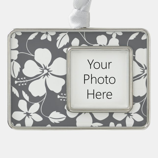 ADORNO HAWAIIAN HULA (HIBISCUS) GRAY (Anverso)