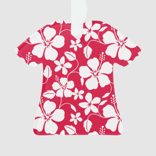 ADORNO HAWAIIAN HULA (HIBISCUS) RED (Anverso)