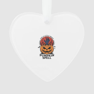 Adorno Hechizo de calabaza vintage Halloween Bruja Arte d