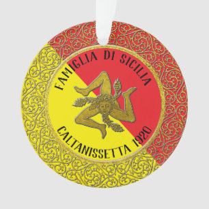 Adorno Heredad de la familia Siciliana Trinacria