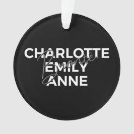 Adorno Hermanas Brontë II - Charlotte & Emily & Anne