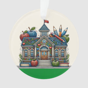 Adorno Hermosa escuela - profesor - volver