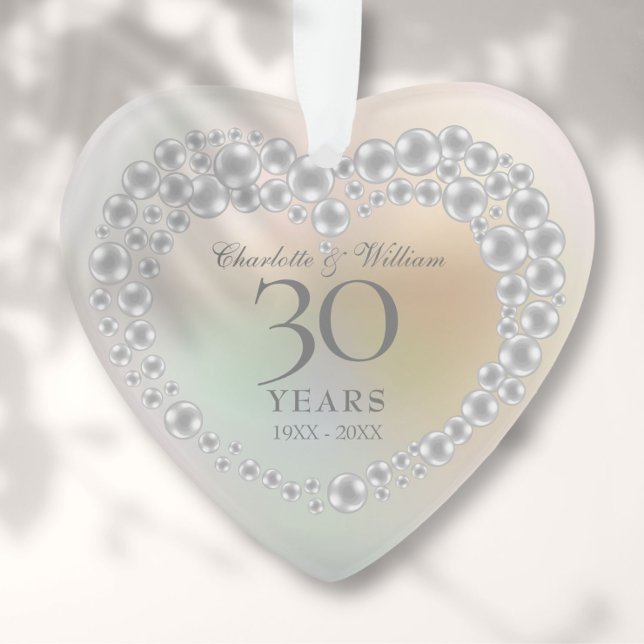 Adorno Hermosa Perla 30 Aniversario (Beautiful Pearl 30th Anniversary Ornament)