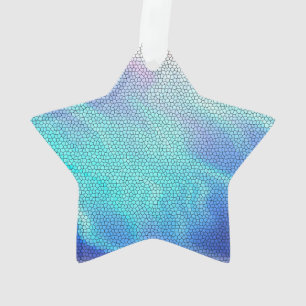 Adorno Hermosas baldosas mosaico pastel azul agua púrpura
