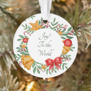 Adorno Hermoso marco de vacaciones personalizado