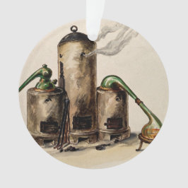 Adorno Herramientas de alquimia de hervir y condensación